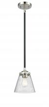 Innovations Lighting 284-1S-BPN-G64 - Cone - 1 Light - 6 inch - Black Polished Nickel - Cord hung - Mini Pendant