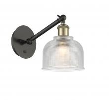 Innovations Lighting 317-1W-BAB-G412 - Dayton - 1 Light - 6 inch - Black Antique Brass - Adjustable Sconce