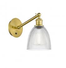 Innovations Lighting 317-1W-SG-G382 - Castile - 1 Light - 6 inch - Satin Gold - Adjustable Sconce