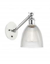 Innovations Lighting 317-1W-WPC-G382 - Castile - 1 Light - 6 inch - White Polished Chrome - Adjustable Sconce