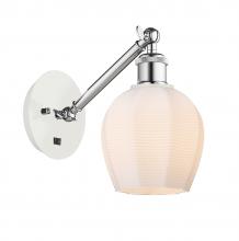 Innovations Lighting 317-1W-WPC-G461-6 - Norfolk - 1 Light - 6 inch - White Polished Chrome - Adjustable Sconce