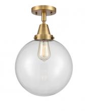 Innovations Lighting 447-1C-BB-G202-10 - Beacon - 1 Light - 10 inch - Brushed Brass - Flush Mount
