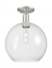 Innovations Lighting 716-1C-SN-G122-12 - Athens - 1 Light - 12 inch - Brushed Satin Nickel - Semi-Flush Mount