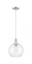 Innovations Lighting 716-1P-SN-G122-10 - Athens - 1 Light - 10 inch - Brushed Satin Nickel - Cord hung - Mini Pendant