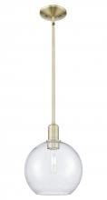 Innovations Lighting 716-1S-AB-G124-10 - Athens - 1 Light - 10 inch - Antique Brass - Stem hung - Mini Pendant