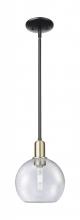 Innovations Lighting 716-1S-BAB-G124-8 - Athens - 1 Light - 8 inch - Black Antique Brass - Stem hung - Mini Pendant