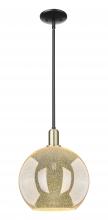 Innovations Lighting 716-1S-BAB-G128-12 - Athens - 1 Light - 12 inch - Black Antique Brass - Stem hung - Mini Pendant