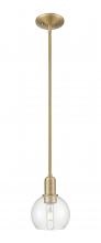 Innovations Lighting 716-1S-BB-G122-6 - Athens - 1 Light - 6 inch - Brushed Brass - Stem hung - Mini Pendant