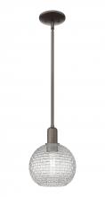 Innovations Lighting 716-1S-OB-G122C-8CL - Athens - 1 Light - 8 inch - Oil Rubbed Bronze - Stem hung - Mini Pendant