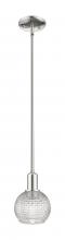 Innovations Lighting 716-1S-PN-G122C-6CL - Athens - 1 Light - 6 inch - Polished Nickel - Stem hung - Mini Pendant