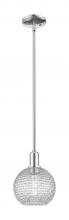 Innovations Lighting 716-1S-PN-G122C-8CL - Athens - 1 Light - 8 inch - Polished Nickel - Stem hung - Mini Pendant