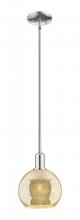 Innovations Lighting 716-1S-PN-G128-8 - Athens - 1 Light - 8 inch - Polished Nickel - Stem hung - Mini Pendant