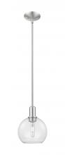 Innovations Lighting 716-1S-SN-G122-8 - Athens - 1 Light - 8 inch - Brushed Satin Nickel - Stem hung - Mini Pendant