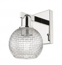 Innovations Lighting 716-1W-PN-G122C-6CL - Athens - 1 Light - 6 inch - Polished Nickel - Sconce