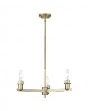 Innovations Lighting 716-3CR-AB - Arcadia - 3 Light - 22 inch - Antique Brass - Pendant