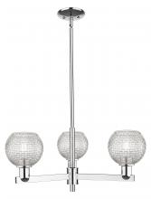 Innovations Lighting 716-3CR-PC-G122C-6CL - Athens - 3 Light - 28 inch - Polished Chrome - Stem hung - Flush Mount