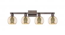 Innovations Lighting 716-4W-OB-G128-6 - Athens - 4 Light - 33 inch - Oil Rubbed Bronze - Bath Vanity Light