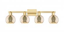 Innovations Lighting 716-4W-SG-G128-6 - Athens - 4 Light - 33 inch - Satin Gold - Bath Vanity Light