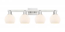 Innovations Lighting 716-4W-SN-G121-6 - Athens - 4 Light - 33 inch - Brushed Satin Nickel - Bath Vanity Light