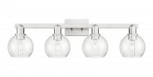 Innovations Lighting 716-4W-SN-G124-6 - Athens - 4 Light - 33 inch - Brushed Satin Nickel - Bath Vanity Light
