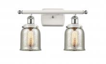 Innovations Lighting 916-2W-WPC-G58 - Bell - 2 Light - 16 inch - White Polished Chrome - Bath Vanity Light