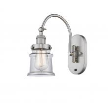 Innovations Lighting 918-1W-SN-G182S - Canton - 1 Light - 7 inch - Brushed Satin Nickel - Adjustable Swing Arm