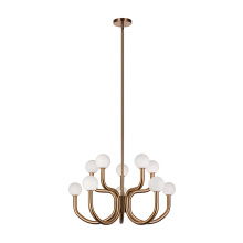 Matteo Lighting C34210AGOP - Joelle Aged Gold Brass Pendant
