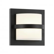 Matteo Lighting S15807MB - Brampton Matte Black Wall Sconce