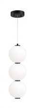 Matteo Lighting C82431OB - Dango Oxidized Black Pendant