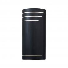 UltraLights Lighting 8801-18-SS-03 - Luz Azul 8801 Exterior Sconce
