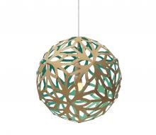 DAVID TRUBRIDGE FLO-0400-NAT-AQU - FLORAL 400