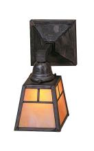 Arroyo Craftsman AS-1ERM-S - a-line shade one light sconce without overlay (empty)