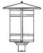 Arroyo Craftsman BP-17LM-P - 17" berkeley long body post mount
