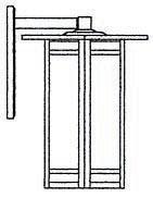 Arroyo Craftsman ETB-14WO-BK - 14" etoile wall mount