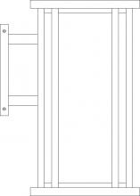 Arroyo Craftsman GLB-9RM-MB - 9" glencoe wall mount