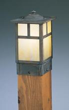 Arroyo Craftsman MPC-5TCR-S - 5" mission square post cap with t-bar overlay