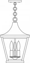 Arroyo Craftsman NAH-10RM-RB - 10" Nantes pendant