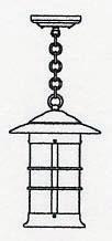 Arroyo Craftsman NH-9LTN-S - 9" newport long body pendant