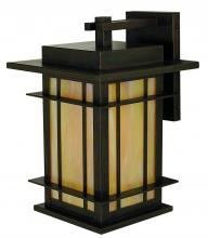 Arroyo Craftsman OPB-9WO-BZ - 9" oak park wall mount