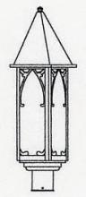Arroyo Craftsman SGP-10GW-MB - 10" saint george post mount