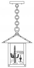 Arroyo Craftsman TRH-12CTTN-AB - 12" timber ridge pendant with cactus  filigree