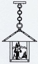 Arroyo Craftsman TRH-12MNM-AB - 12" timber ridge pendant with mountain filigree