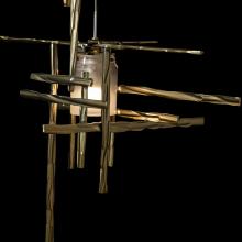 Hubbardton Forge 131128-SKT-STND-86-YC0305 - Tura 5-Light Frosted Glass Pendant