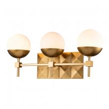 Lucas McKearn BB1005LG-3 - Deco 3 Light Bath Bar in Lacquered Gold