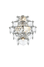 Elegant 1050W15SG - Wall Sconce W13.8"S8"*H15"L4 Satin Gold