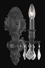 Elegant 9601W5DB-GS/RC - Monarch Wall W5"H11.5"E8.5"L1 DB GS/RC