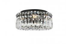 Elegant V2030F12BK/RC - Maxime 12 inch black flush mount