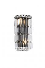 Elegant V2030W6BK/RC - Maxime 6 inch black wall sconce