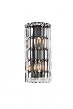 Elegant V2030W8BK/RC - Maxime 8 inch black wall sconce