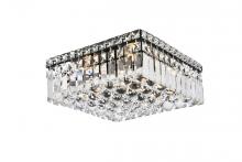 Elegant V2032F12BK/RC - Maxime 12 inch black flush mount